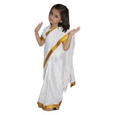 Fancy nancy pretty in pink flutter sleeve girls dress. Buy Kaku Fancy Dresses Indian State Folk Dance White Saree Costume Multicolor 5 6 Years For Girls Online At Low Prices In India Amazon In