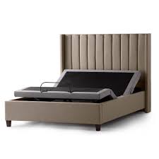 Upholstered wingback headboard and footboard. Malouf Blackwell Upholstered Bed W Wingback Headboard Top Drawer Furniture