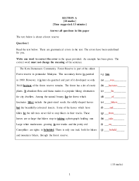 With this motivation, we set out to compile and create this online resource page to offer free test papers for all students, regardless of levels and subjects, to download their exam preparations. Pt3 English Mid Year Exam Form 3 2016 A