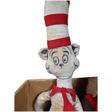 Vintage The Cat in the Hat, Dr. Seuss 26 Plush Toy, Impulse Items Original