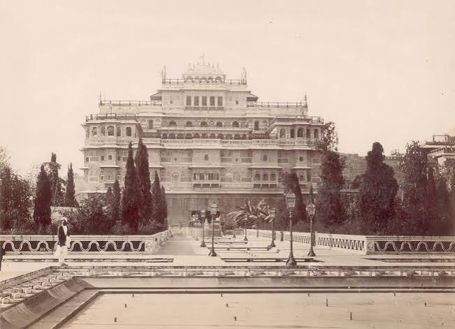 Chandra Mahal (Palace) or Chandra Niwas, City Palace Complex, Jaipur, Rajasthan, India | Rare & Old