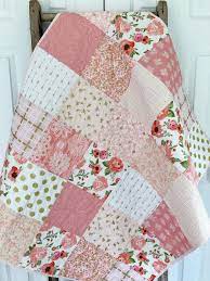 Maybe you would like to learn more about one of these? Shabby Chic Vintage Inspired Rose Quilt Baby Girl Bedding Floral Nursery Pink Rose Gold Handmade Baby Quilt Baby Shower Gift Shabby Chic Quilts Pink Quilts Girl Quilts Patterns