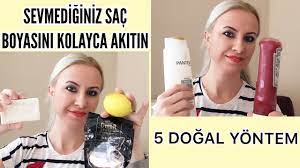 Sac Boyasi Nasil Akitilir Dogal Denenmis 5 Farkli Yontem Youtube