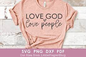 Download Love God Love People Svg Cut File 1166676 Cut Files Design Bundles