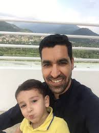Umar Gul With His Child