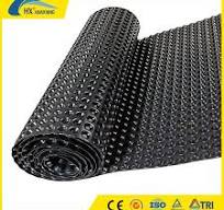 Waterproof Dimple Membrane Drain Mat Plastic Sheet HDPE Drainage Board Cell  Water Flow