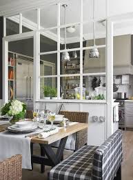 Glass Wall Between Kitchen And Living Room Farmhouse Kitchen Design Rustic Farmhouse Kitchen Starter Home