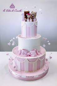 Teddy Bear Cake Primo Compleanno Torte Orsacchiotto Torte Torte Di Compleanno Ragazza