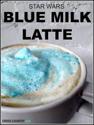 Star Wars Blue Milk Latte Blue Milk Cold Coffee Drinks Coffee Recipes