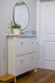 Organized Mudroom The Home I Create Ikea Shoe Cabinet Ikea Hemnes Shoe Cabinet Hemnes Shoe Cabinet