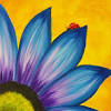 Bouquet of flowers in a glass vase. 1