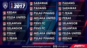 Blog portal berita terkini bola sepak liga super malaysia. Johorsoutherntigers On Twitter Jadual Perlawanan Liga Super Malaysia 2017 Johor Darul Ta Zim Https T Co C9zn1iyv24 Twitter