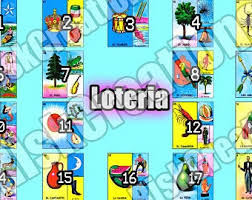 La lotería is a game of chance referred to by many as mexican bingo. 1 54 Loteria Etsy