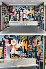 Murals Mural In Warby Parker Mural Colorful Murals Bathroom Wall Art