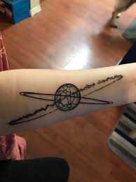 Hand drawn planets orbits, planetary and earth orbit vector illustration set. Treasure Planet Tattoo Disney