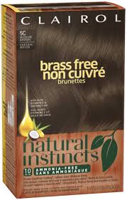 Natural Instincts Brass Free Hair Color Medium Brown 5c 1 Ea Pack Of 2 Walmart Com
