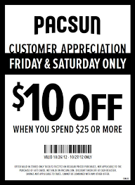 10 Off 25 At Pacsun Coupon Via The Coupons App Coupon Apps Pacsun Coupons Pacsun