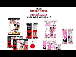 Unicorn chip bag template unicorn chip bag printables. Free Mickey Mouse Chip Bag Template Novocom Top
