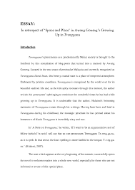 This river is quite wide and has two islands near its mouth. Doc Essay In Retrospect Of Space And Place In Awang Goneng S Growing Up In Trengganu Nanthini Moorthy Academia Edu