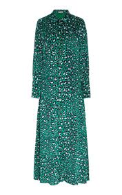 Charmeuse leopard print robe with matching babydoll and thong available @ sexymeboutique.com. Hero Leopard Print Silk Jersey Robe By Olivia Von Halle Moda Operandi