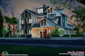 Kerala home design new modern house. New Modern 5 Bedroom Mix Roof Home Kerala Home Design Bloglovin