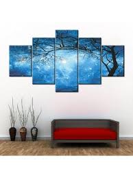 Wall Art Star Sky Branch Print Split Canvas Paintings Canvas Painting Cheap Canvas Wall Art Painting