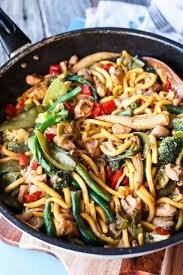 Mix sauce ingredients in a bowl. Simple Chicken Noodle Stir Fry Cafe Delites