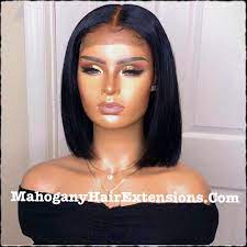 Also called double neighboring tones or neighbor group. Middle Part Bob Lace Front Wig