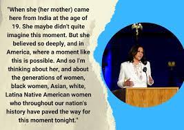 Discover kamala harris famous and rare quotes. Women Race And Truth Best Quotes From Kamala Harris First Speech As Us Vice President Elect The New Indian Express