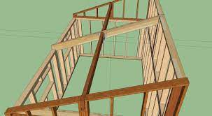 Realisation Garage Ossature Bois Avis Et Conseil Pour Finalisation Demi Ferme Section Panne E Ossature Bois Maison Ossature Bois Construction Ossature Bois