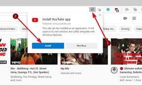 Navigate to the website you want to add as an app. Install Youtube As A Progressive Web App On Chrome Or Edge
