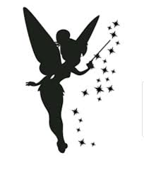 Pin De Leigh Anne Lundy En Tatted Ideas Silueta De Hadas Siluetas Disney Dibujos