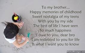 I Love You Poems For Brother Love You Poems Brother Poems Happy Memories Quotes