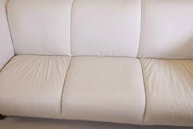 Choose the style and look of your sofa. Lot An Ekornes Stressless Manhattan Three Seater Sofa In Cream Leather With Dark Stained Show Wood Purchased Recently And Never Used