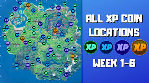 Fortnite chapter 2 season 2 quiz. All Xp Coins Locations In Fortnite Season 4 Chapter 2 Green Blue Purple And Gold Week 1 3 Youtube
