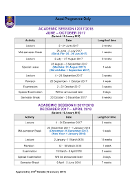Kalender akademik semester genap ta. Pdf Academic Sessions 2017 2018 Uitm Aisyah Syazwani Academia Edu