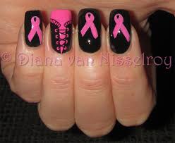 Nail changes in people with cancer. Breast Cancer Awareness Nail Art By Diana Van Nisselroy Nailpolis Museum Of Nail Art