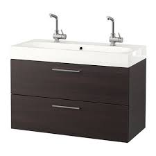 Godmorgon Braviken Sink Cabinet With 2 Drawers High Gloss White Ikea Ikea Wash Basin Cabinet Wash Stand