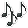 Add a few 🎵 musical note emoji to your text in order to express appreciation and love to a certain genre. 1