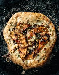 I reserved the asparagus tips, adding them raw on top of the filling, since they cook through more quickly, and make for a more beautiful presentation when they're not hidden in the depths of the filling. Winter Squash Galette Dishing Up The Dirt