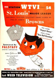 1953 Advert For St Louis Browns Radio Coverage Baseball History Cardinals Baseball Vintage Baseball