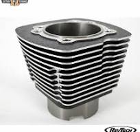 RevTech 100" 4X4 Rear Cylinder Black 4"-Bore & Machined Fins. Shorter  Lengths