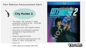 City hunter 3 (tv) (sequel) city hunter '91 (tv) (sequel). Discotek Media On Twitter City Hunter 2 All 63 Episodes Coming To Blu Ray And It Will Be Region A And B So Those Of You Who Live In Region B Blu Ray Zones