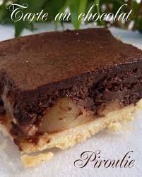 Tarte Mousseuse Au Chocolat Et Aux Poires Avec La Pate Sucree De Pierre Herme Patisseries Et Gourmandises Poire Au Chocolat Tarte Chocolat Poire Patisserie