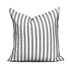 Black And White Lumbar Pillow Cover Black Wide Ticking Stripe Pillow Covers Ticking Decorative Pillow Covers Farmhouse Pillow Cover Farmhouse Pillows Etsy Pillow Covers Farmhouse Throw Pillow