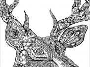 Disegni di natale difficili da colorare coloradisegni. Animali Disegni Da Colorare Per Adulti