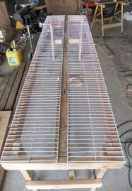 Before the end of the day, we managed to get all of the framing pieces cut for both tables and most of the frame pieces together for. Greenhouse Planting Bench Completed 1 Planting Bench Greenhouse Gardening Diy Greenhouse