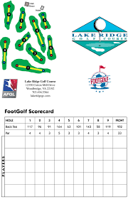 It is one of the best ways to track your scores in a golf game and measure your progress for improvements. Footgolf Scorecards Golf Associates
