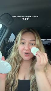 Ell Woods Seashell Compact Mirror