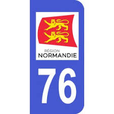 La couleur de fond de monogram est. Karosserie Exterieur Styling 76 Seine Maritime Autocollant Plaque Immatriculation Normandie Nouveau Logo Adrianosousa Com Br